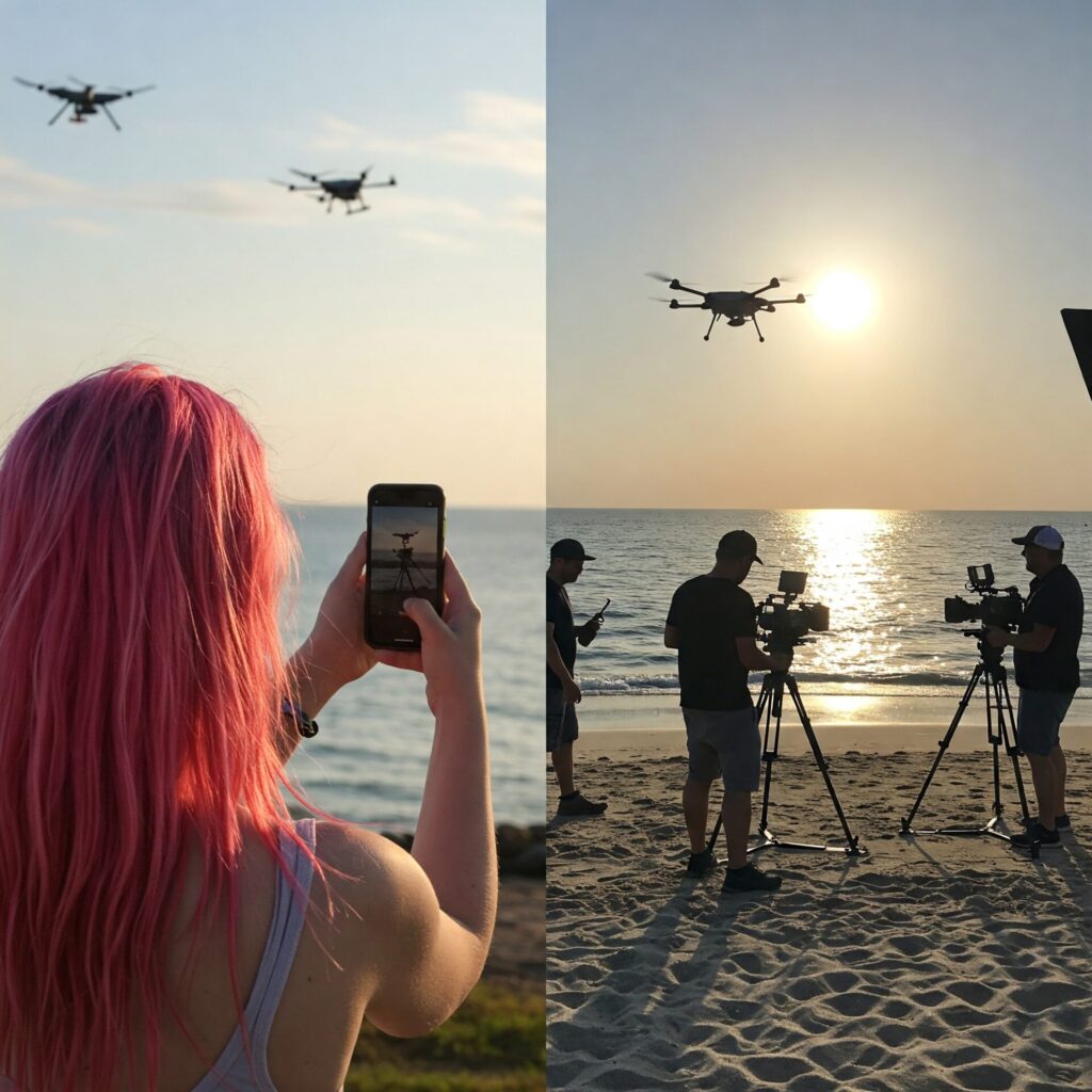 User-generated content or Pro Video